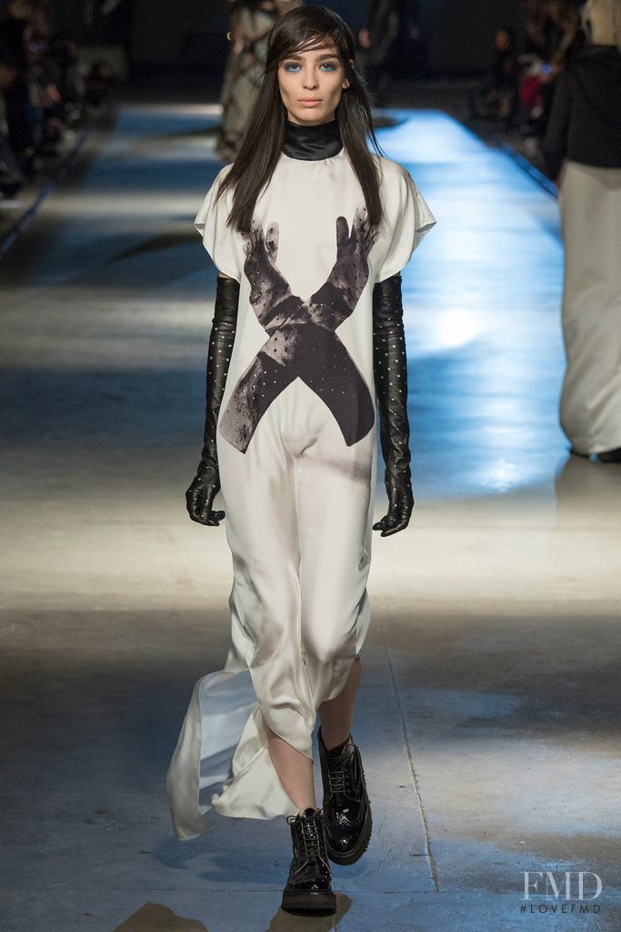 Cristina Piccone featured in  the Giles fashion show for Autumn/Winter 2014