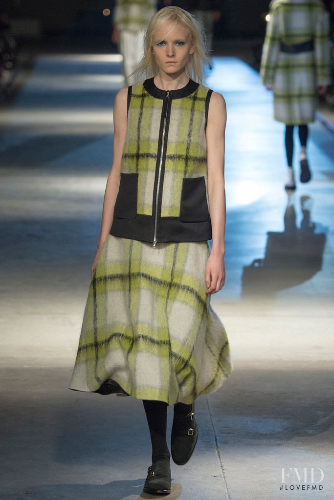 Maja Salamon featured in  the Giles fashion show for Autumn/Winter 2014