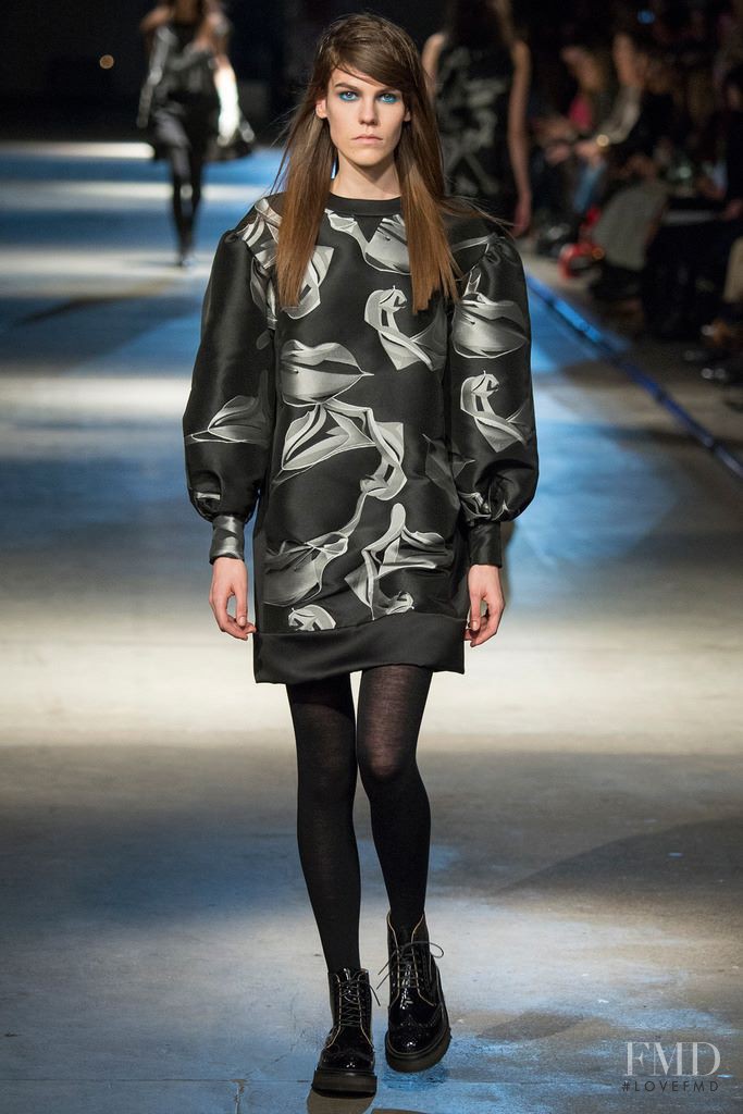 Meghan Collison featured in  the Giles fashion show for Autumn/Winter 2014