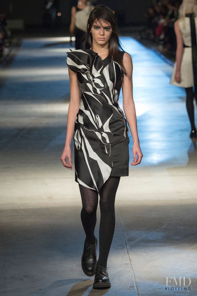 Kendall Jenner featured in  the Giles fashion show for Autumn/Winter 2014