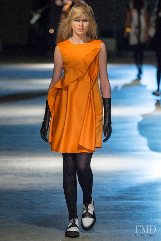 Beth Donaghy featured in  the Giles fashion show for Autumn/Winter 2014