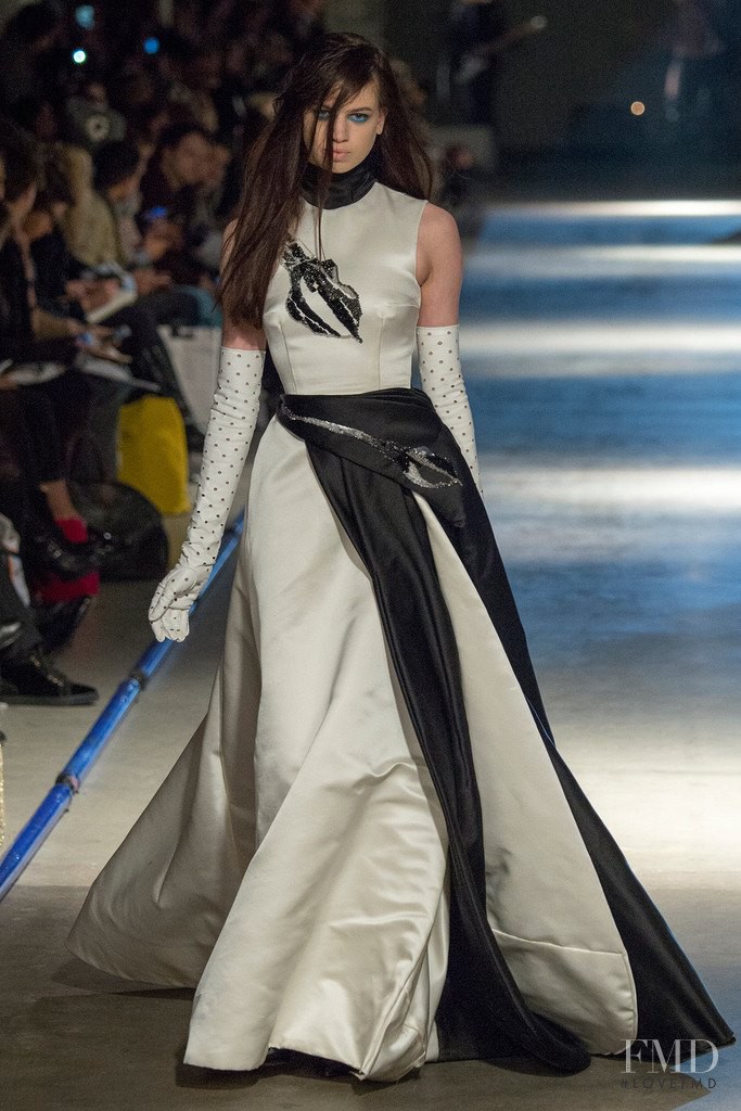 Lily McMenamy featured in  the Giles fashion show for Autumn/Winter 2014