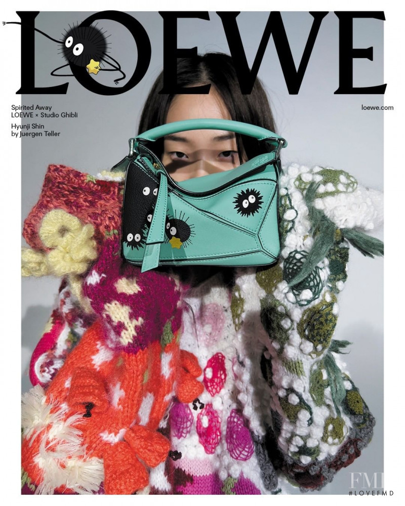 Hyun Ji Shin featured in  the Loewe LOEWE x Spirited Away advertisement for Spring/Summer 2022