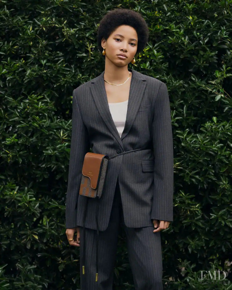 Lineisy Montero featured in  the Michael Kors Collection Michael Kors x Ashya 2022 advertisement for Spring 2022