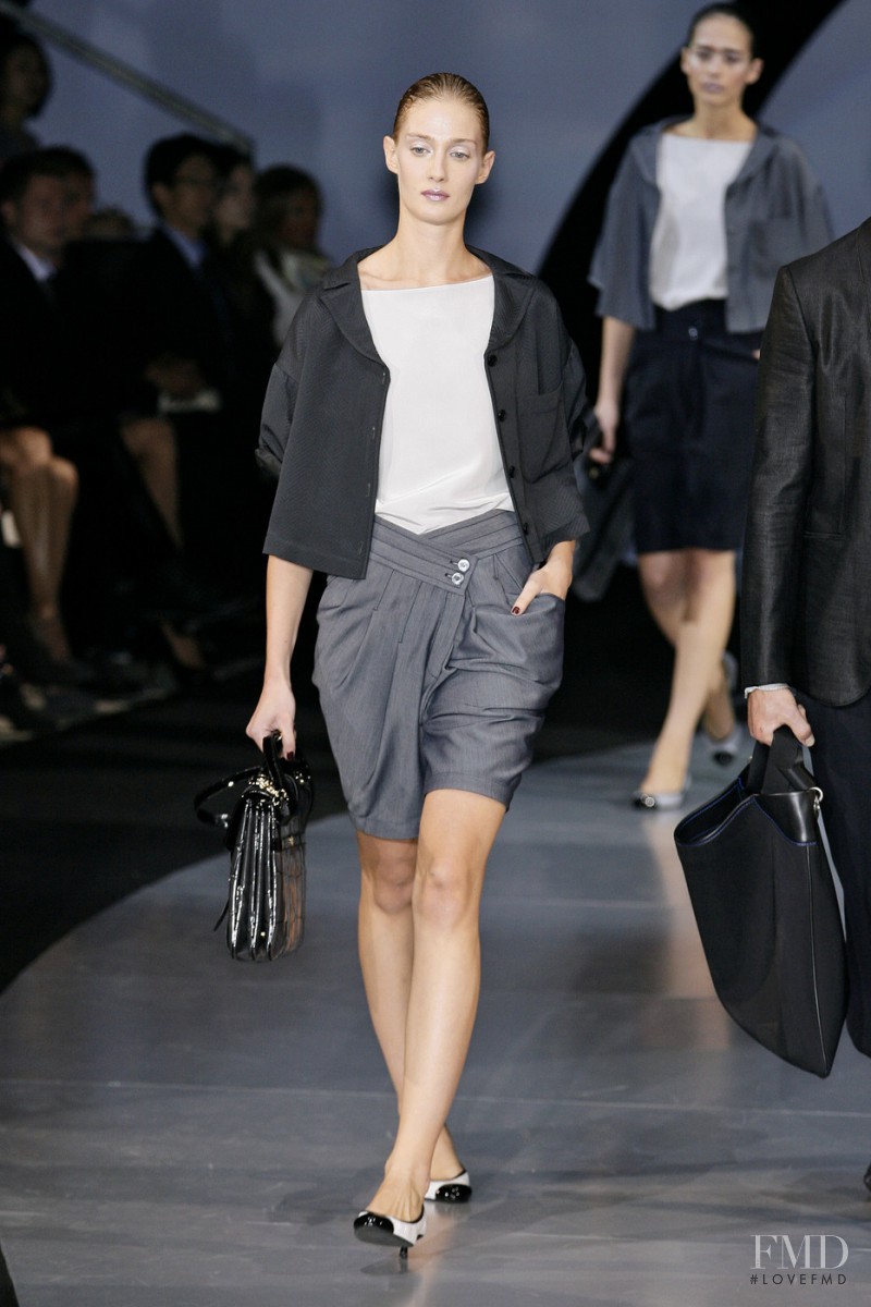 Eva Riccobono featured in  the Emporio Armani fashion show for Spring/Summer 2009