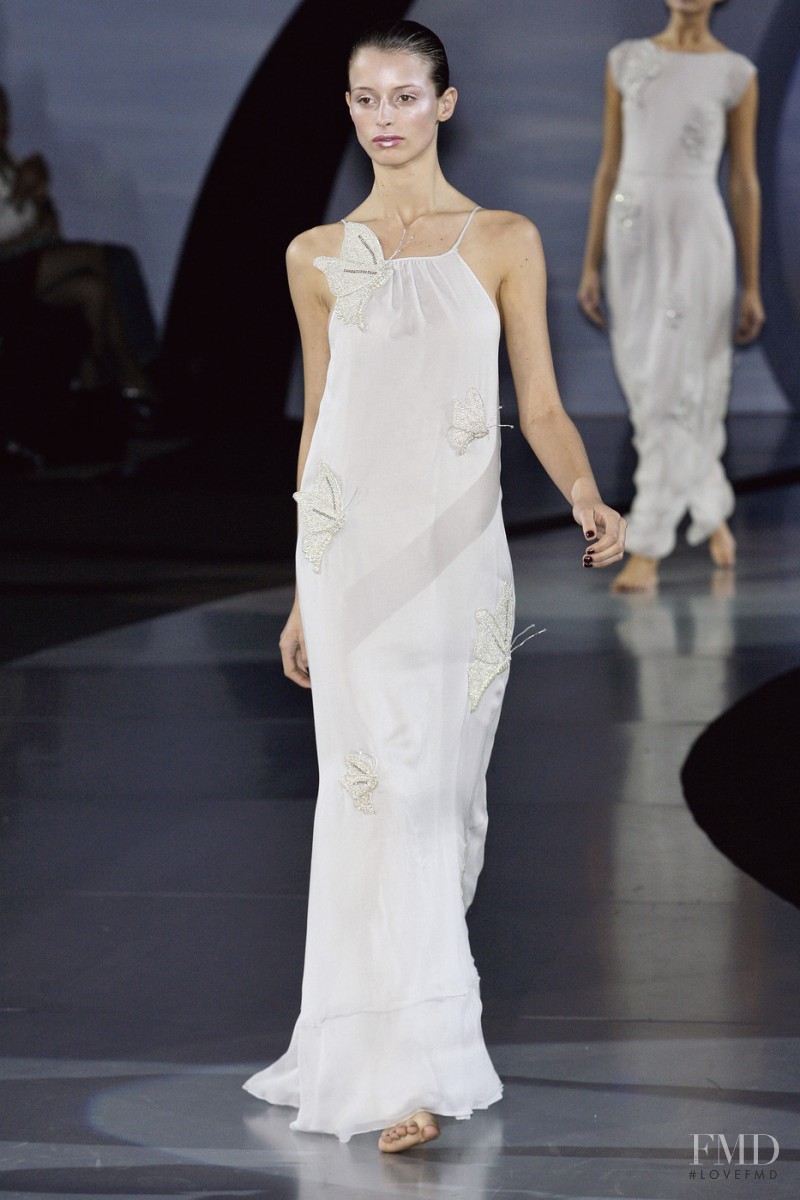 Flavia Lucini featured in  the Emporio Armani fashion show for Spring/Summer 2009