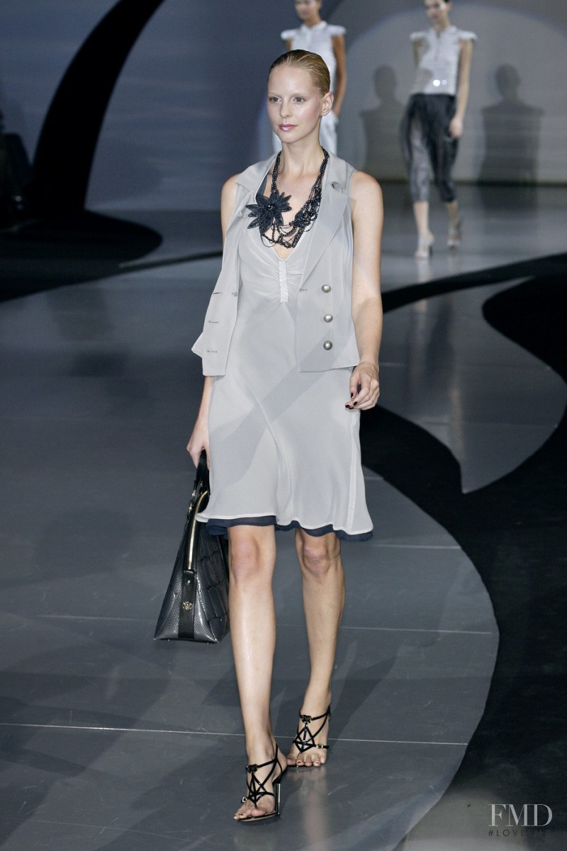 Ingerid Maske featured in  the Emporio Armani fashion show for Spring/Summer 2009