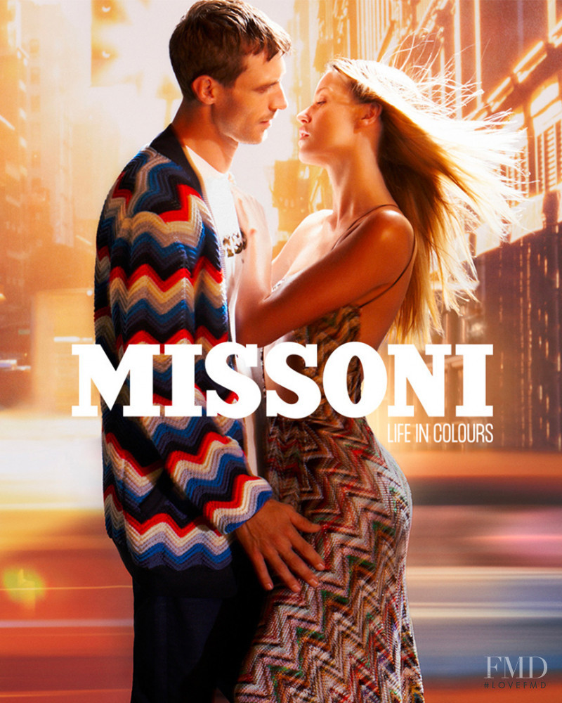 Georgia May Jagger featured in  the Missoni advertisement for Spring/Summer 2022