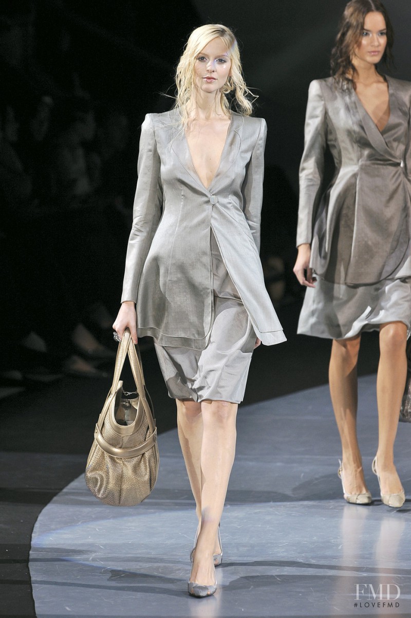 Ingerid Maske featured in  the Giorgio Armani fashion show for Spring/Summer 2009