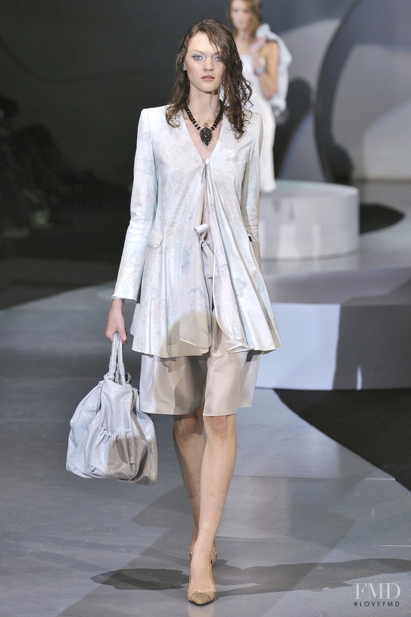 Svetlana Mukhina featured in  the Giorgio Armani fashion show for Spring/Summer 2009