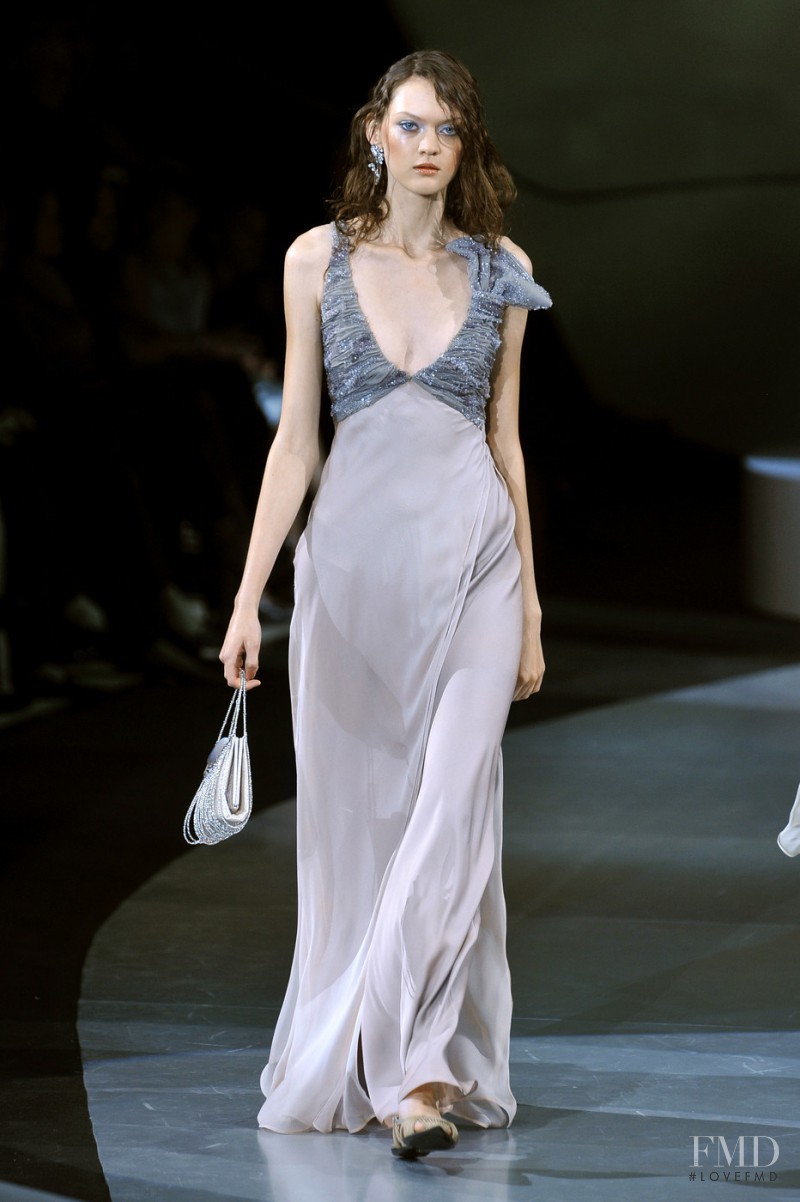Svetlana Mukhina featured in  the Giorgio Armani fashion show for Spring/Summer 2009