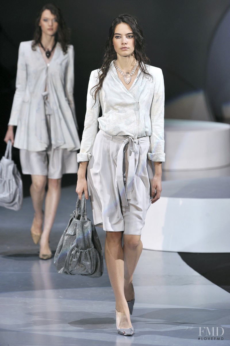 Isabella Oelz featured in  the Giorgio Armani fashion show for Spring/Summer 2009