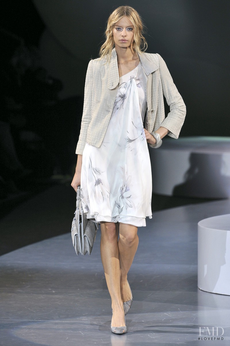 Milana Keller featured in  the Giorgio Armani fashion show for Spring/Summer 2009