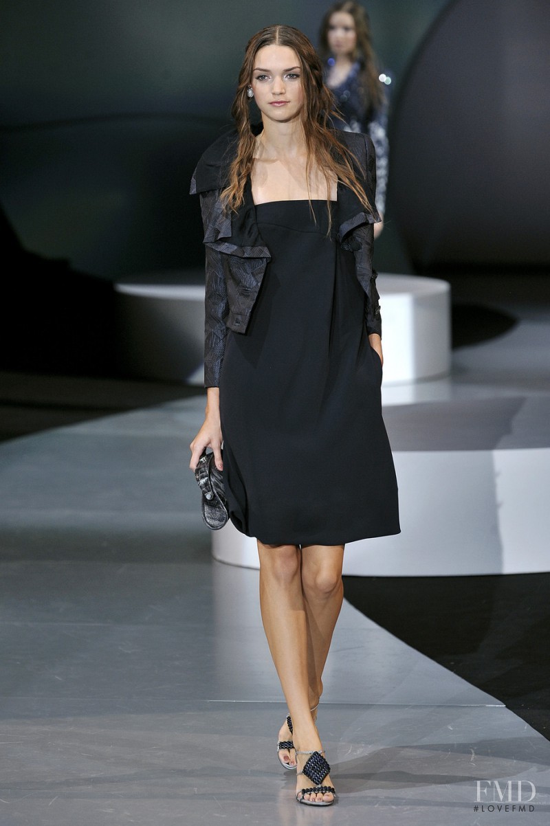 Nika Lauraitis featured in  the Giorgio Armani fashion show for Spring/Summer 2009