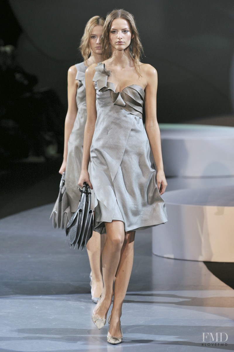 Michaela Kocianova featured in  the Giorgio Armani fashion show for Spring/Summer 2009
