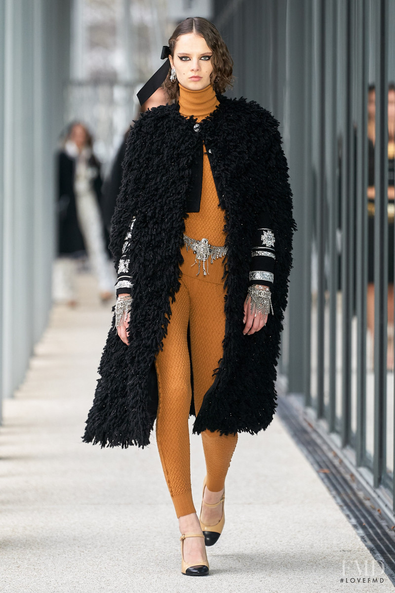 Giselle Norman featured in  the Chanel fashion show for Pre-Fall 2022