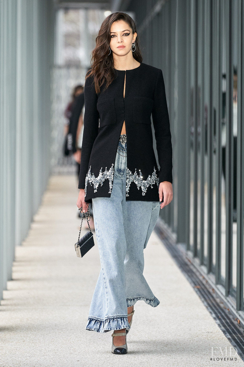 Maria Miguel featured in  the Chanel fashion show for Pre-Fall 2022