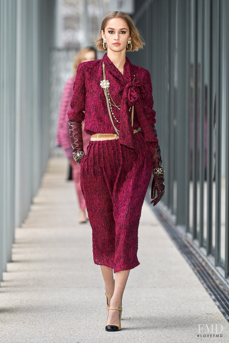 Quinn Elin Mora featured in  the Chanel fashion show for Pre-Fall 2022