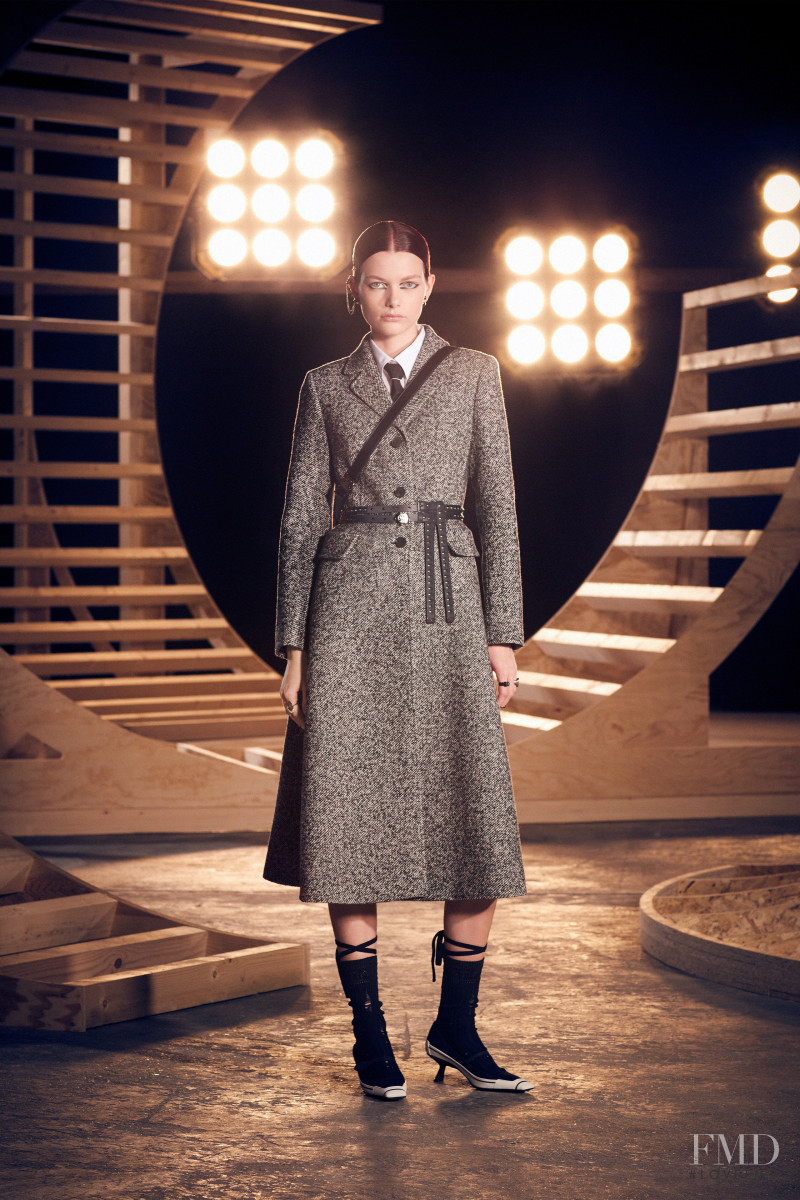 Louise Robert featured in  the Christian Dior lookbook for Pre-Fall 2022