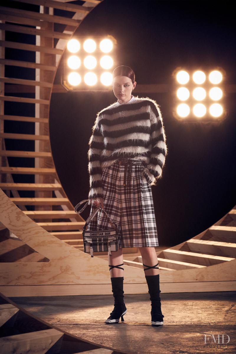 Louise Robert featured in  the Christian Dior lookbook for Pre-Fall 2022