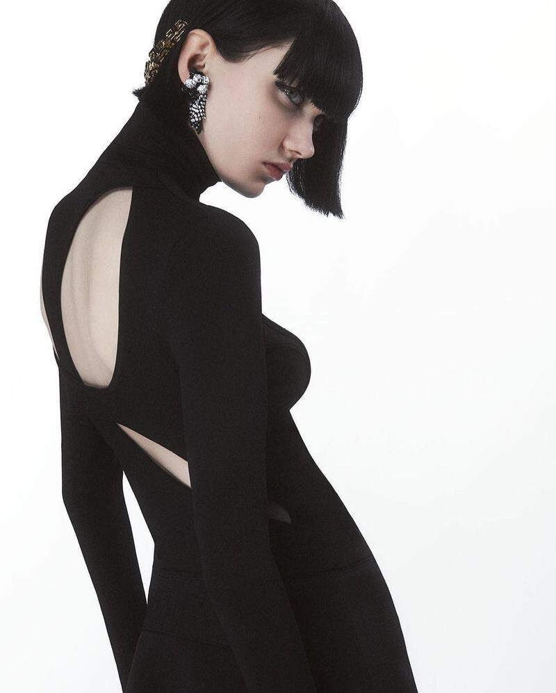 Sofia Steinberg featured in  the Givenchy lookbook for Pre-Fall 2022