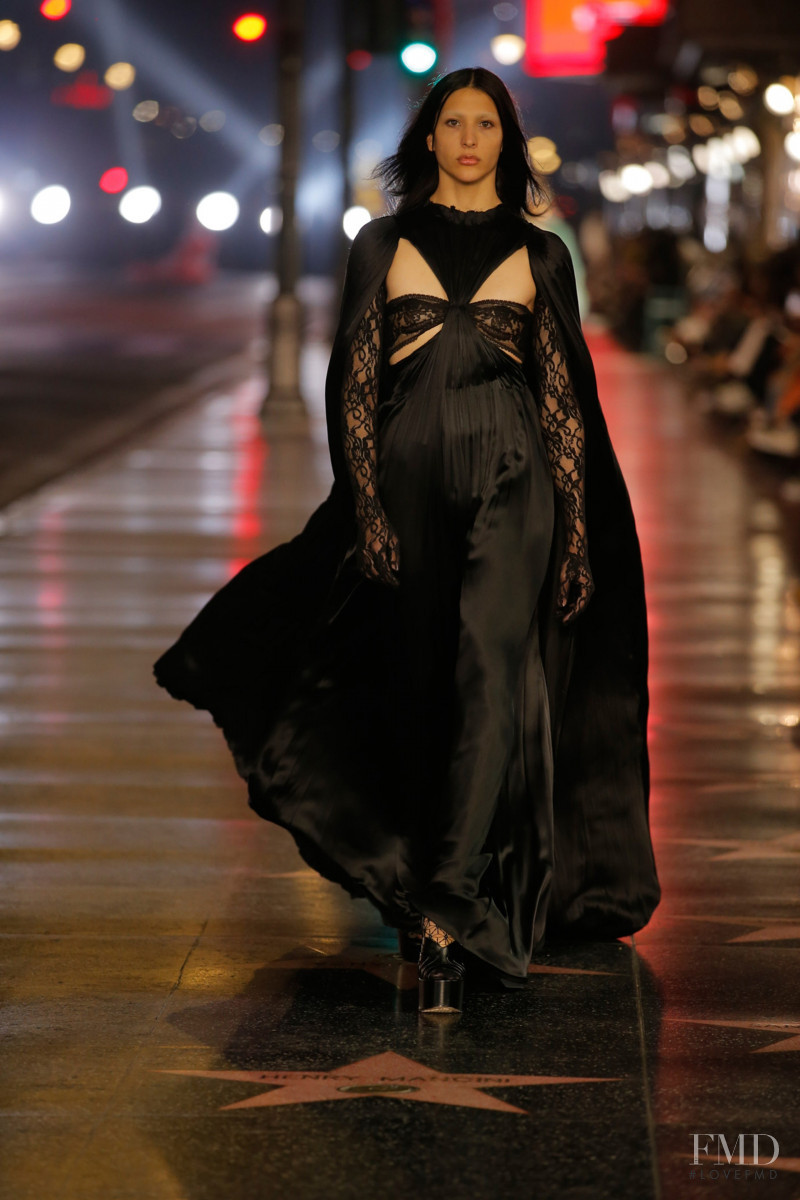 Cici Tamez featured in  the Gucci fashion show for Pre-Fall 2022
