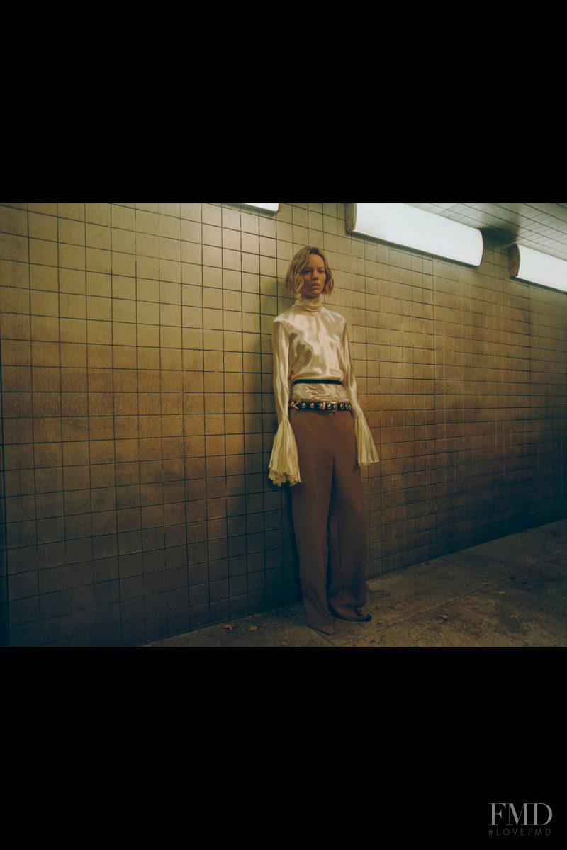 Freja Beha Erichsen featured in  the Khaite lookbook for Pre-Fall 2022