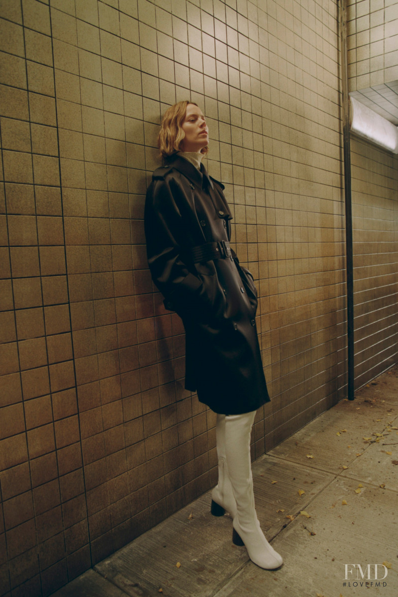 Freja Beha Erichsen featured in  the Khaite lookbook for Pre-Fall 2022
