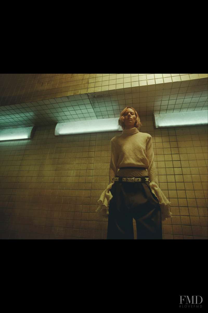 Freja Beha Erichsen featured in  the Khaite lookbook for Pre-Fall 2022