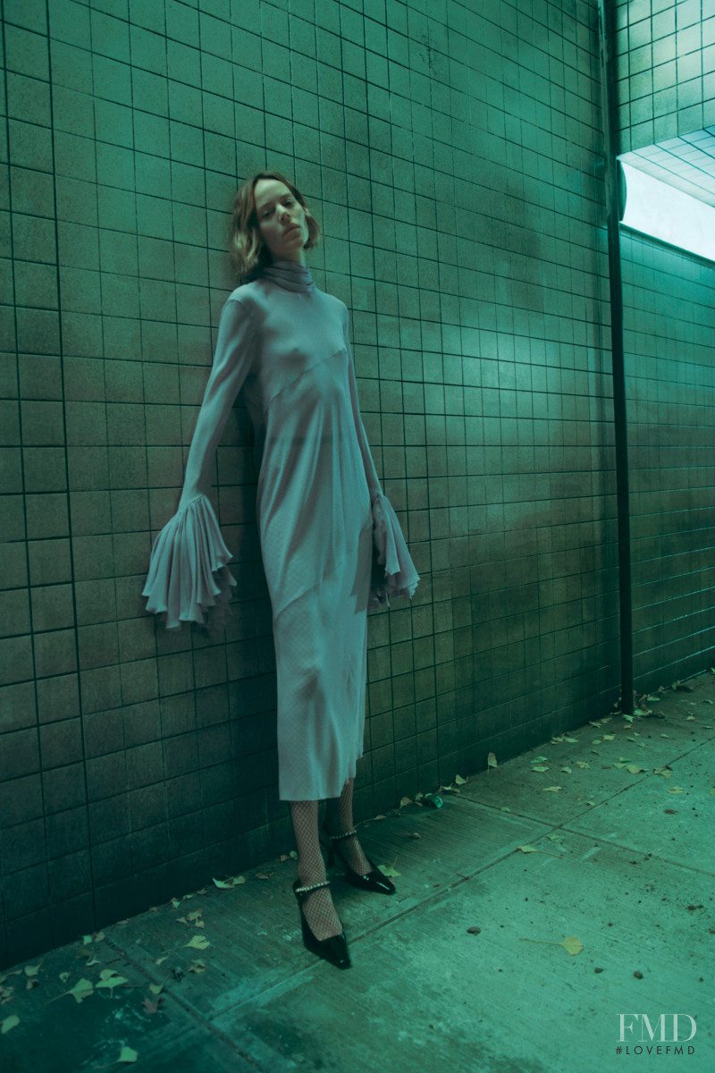 Freja Beha Erichsen featured in  the Khaite lookbook for Pre-Fall 2022