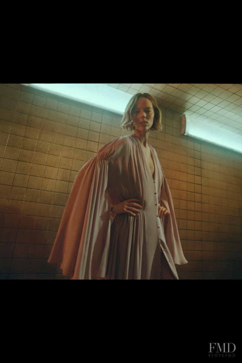 Freja Beha Erichsen featured in  the Khaite lookbook for Pre-Fall 2022