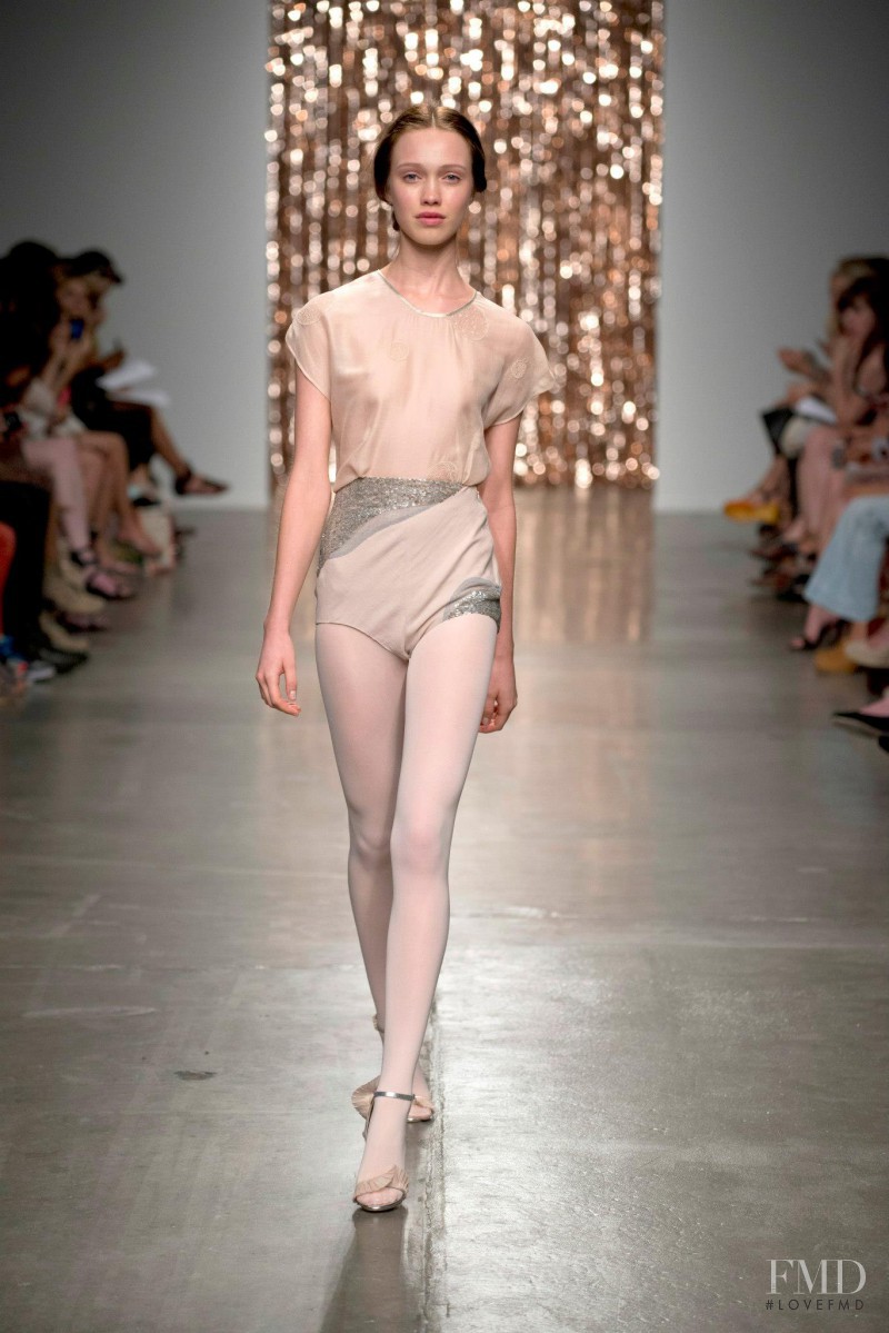 Haley Sutton featured in  the Tocca fashion show for Spring/Summer 2014