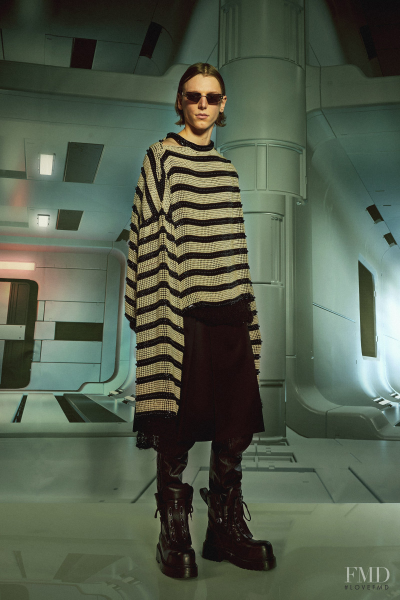 Igor Vojinovic featured in  the Balmain lookbook for Pre-Fall 2022