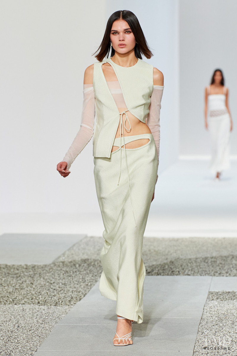 Christopher Esber fashion show for Resort 2022