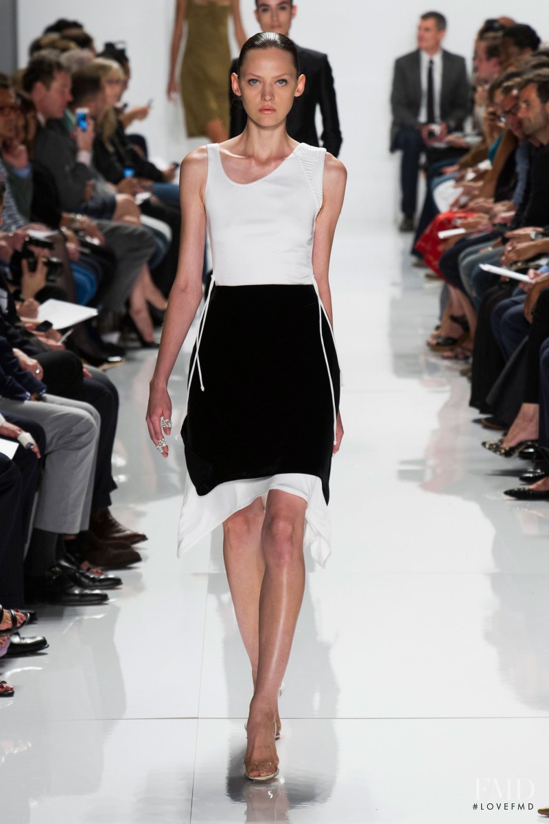 Svetlana Mukhina featured in  the Ralph Rucci fashion show for Spring/Summer 2014