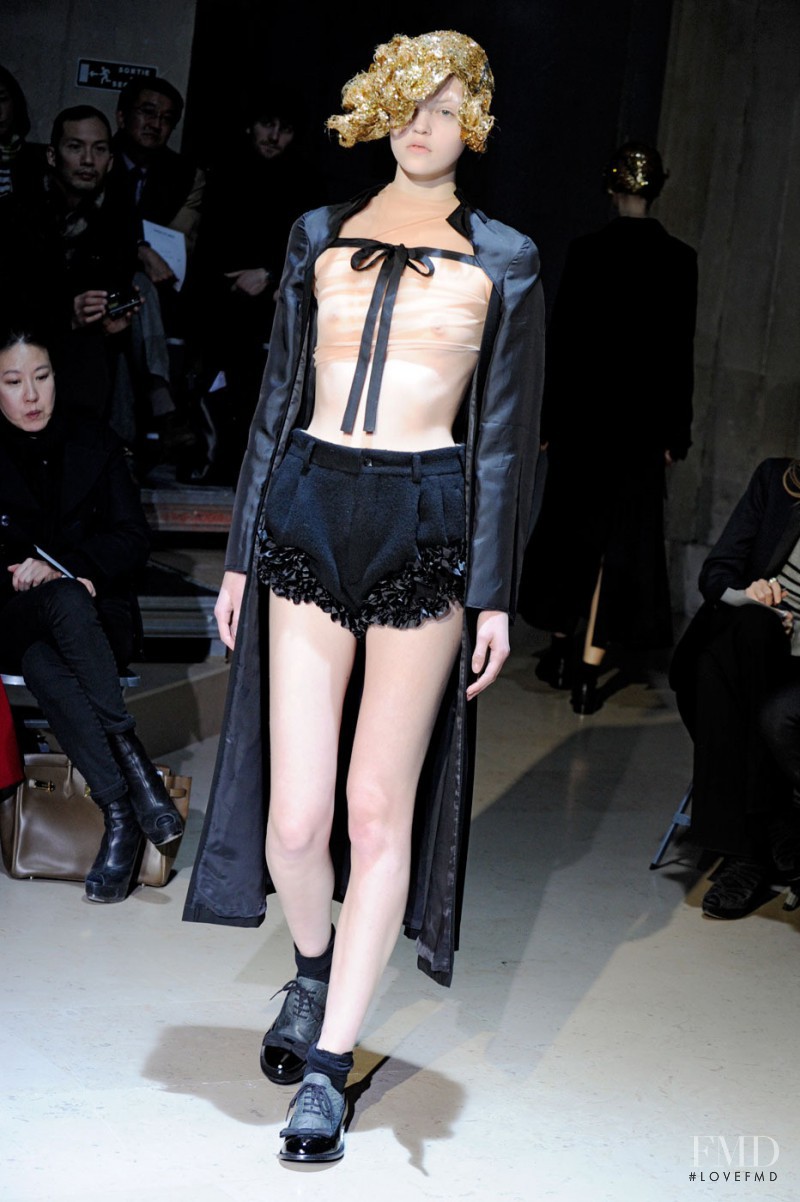 Lisa Bommerson featured in  the Comme Des Garcons fashion show for Autumn/Winter 2011