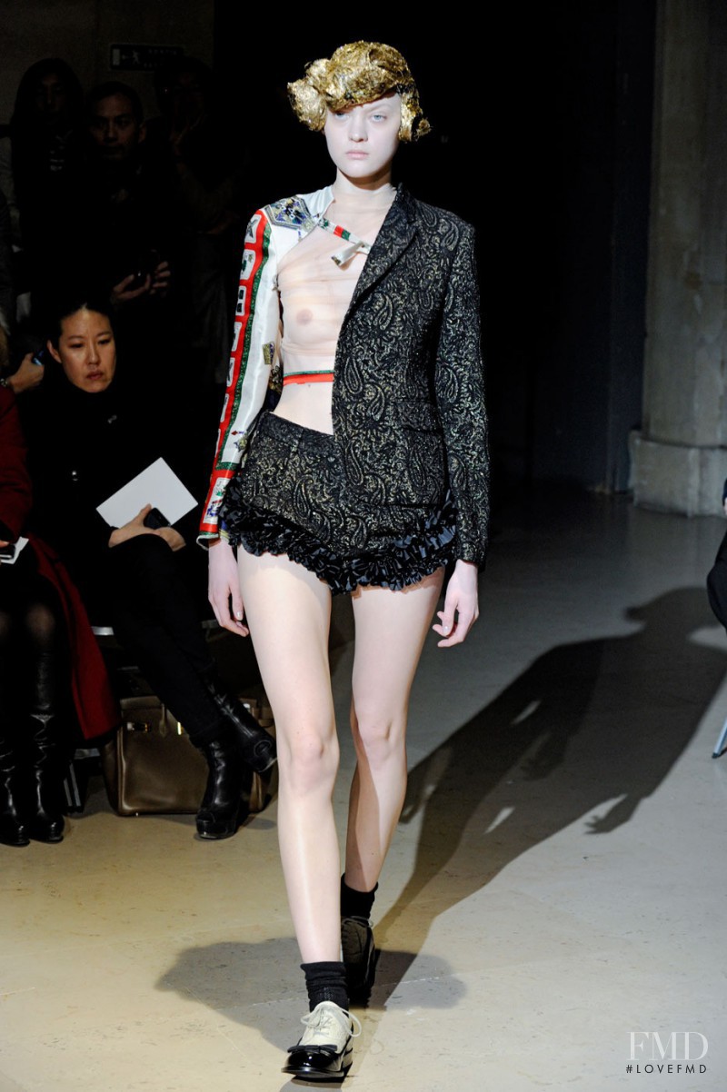 Svetlana Mukhina featured in  the Comme Des Garcons fashion show for Autumn/Winter 2011