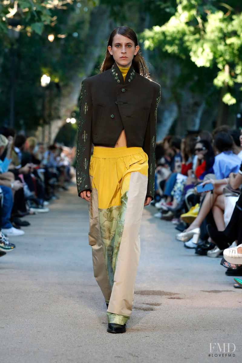 Xulia Dorado featured in  the Palomo Spain fashion show for Spring/Summer 2022