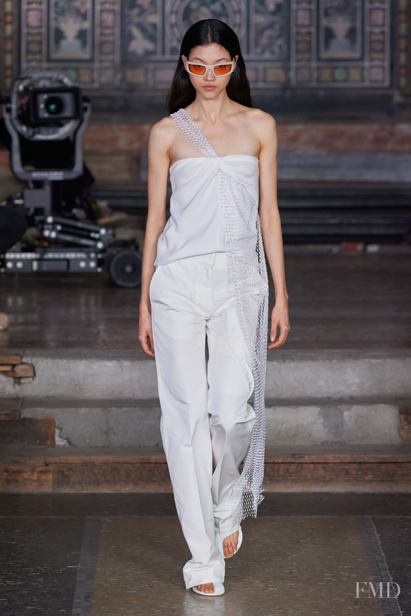 Mika Schneider featured in  the Alyx Studio fashion show for Autumn/Winter 2022