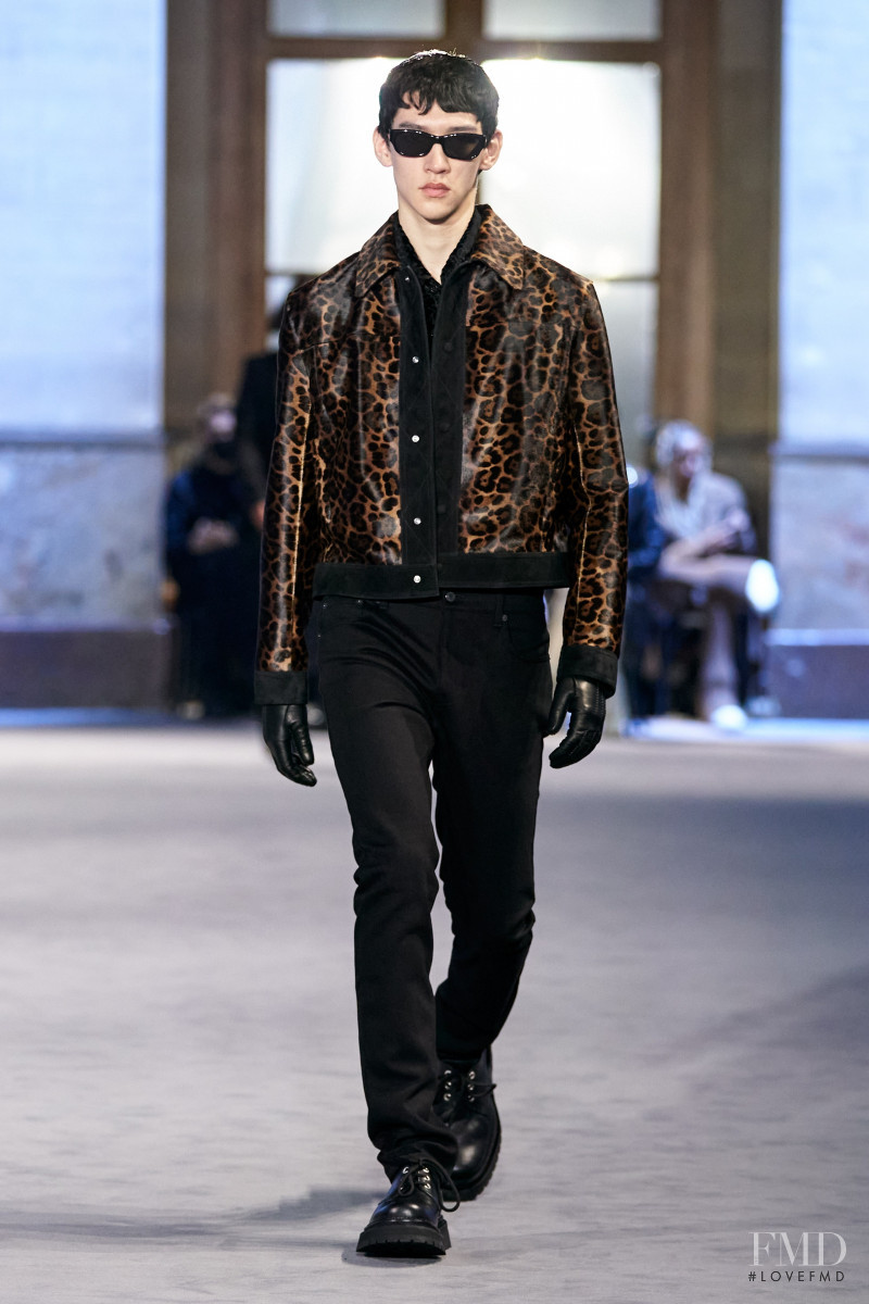 Felix Cheong-Macleod featured in  the AMI Alexandre Mattiussi fashion show for Autumn/Winter 2022