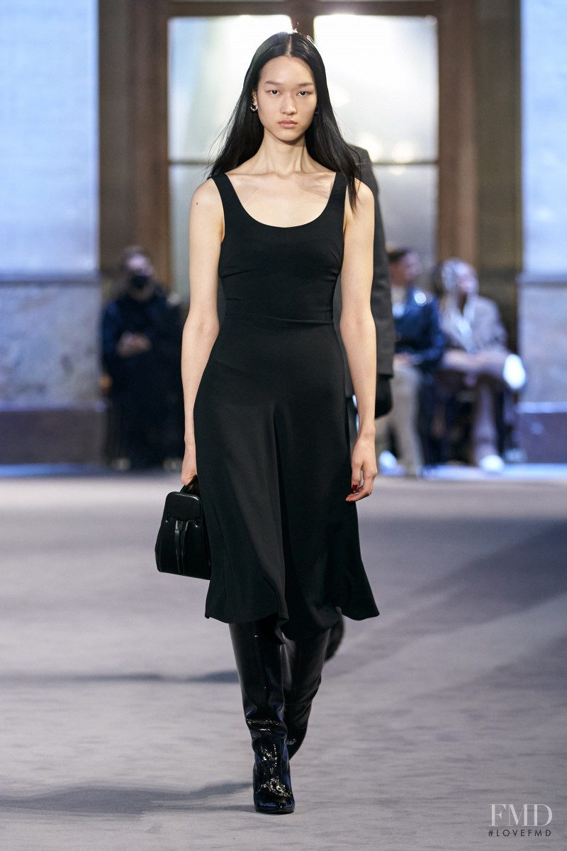 Chloe Oh featured in  the AMI Alexandre Mattiussi fashion show for Autumn/Winter 2022