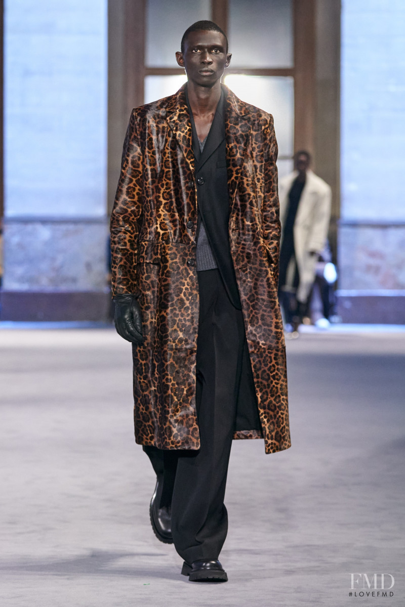 Fernando Cabral featured in  the AMI Alexandre Mattiussi fashion show for Autumn/Winter 2022