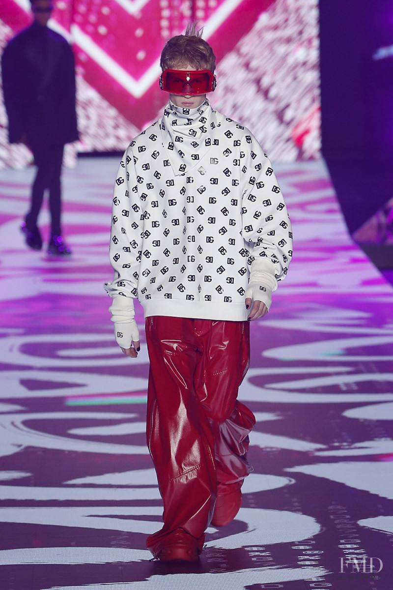 Ted Boy featured in  the Dolce & Gabbana fashion show for Autumn/Winter 2022