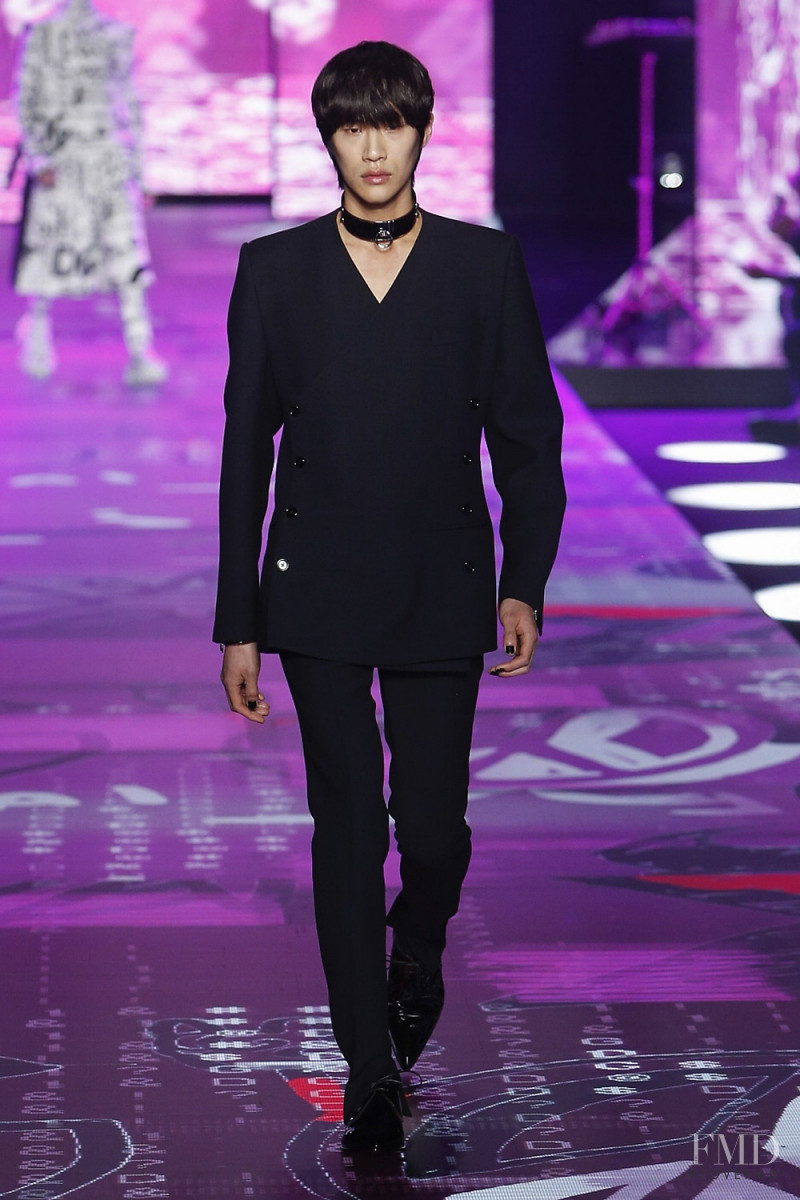 Sanggun Lee featured in  the Dolce & Gabbana fashion show for Autumn/Winter 2022
