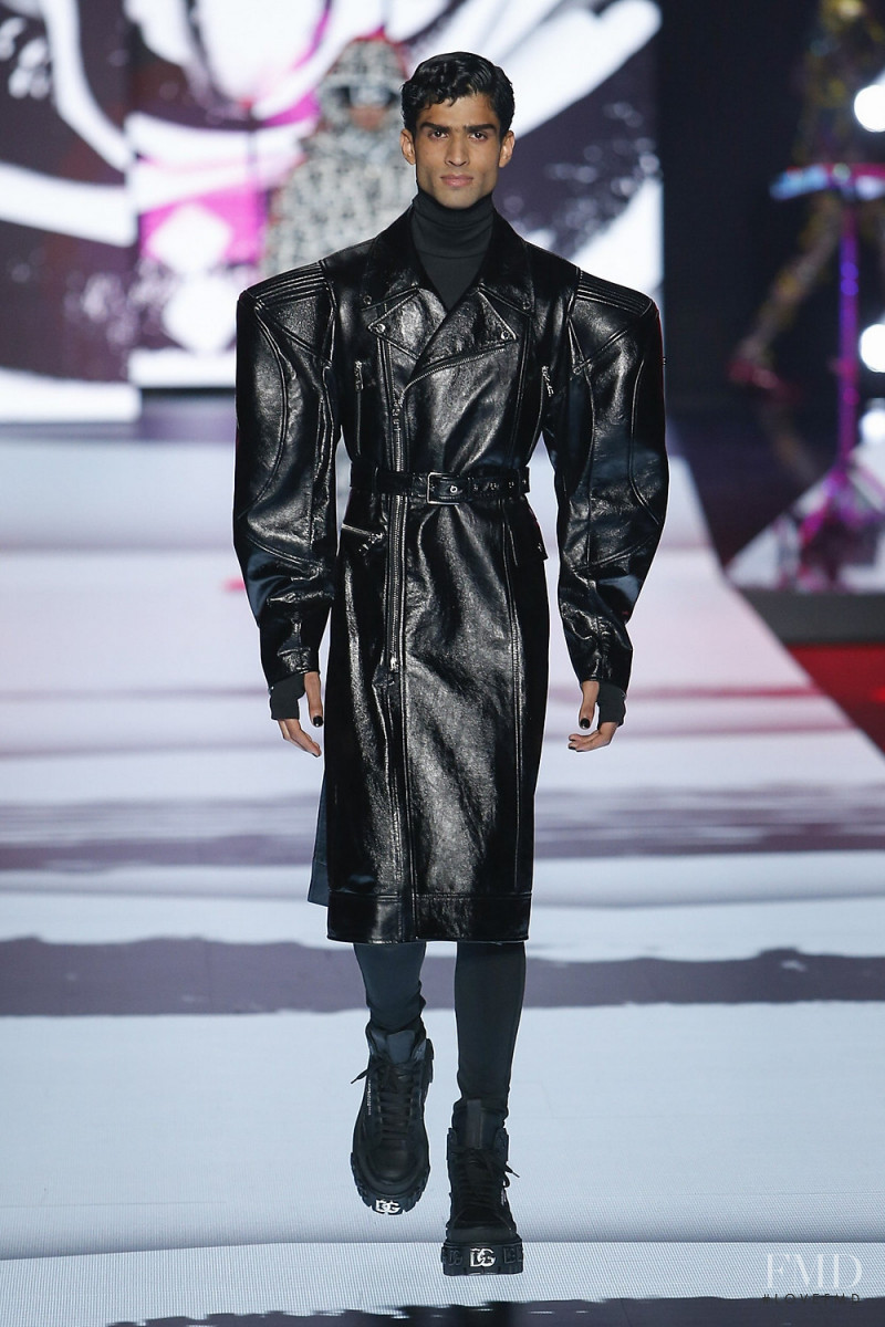 Saurabh Chaudhary featured in  the Dolce & Gabbana fashion show for Autumn/Winter 2022
