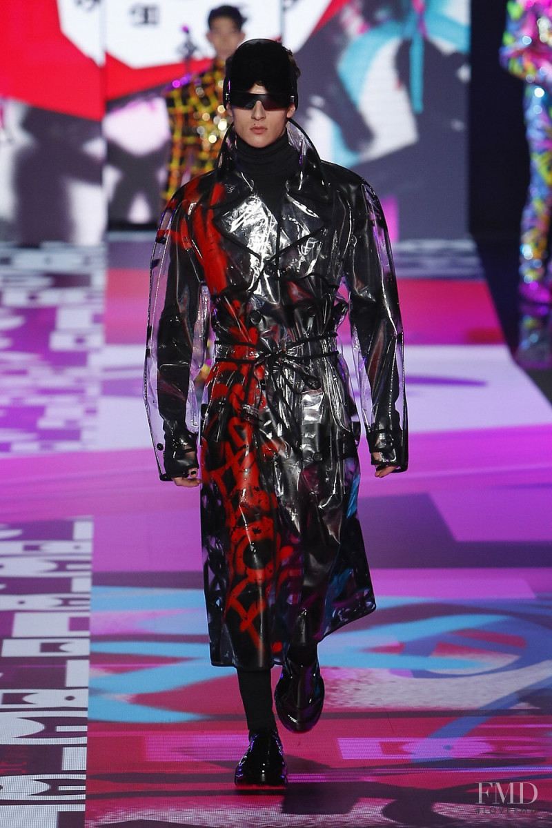 Mattia Liam La Placa featured in  the Dolce & Gabbana fashion show for Autumn/Winter 2022