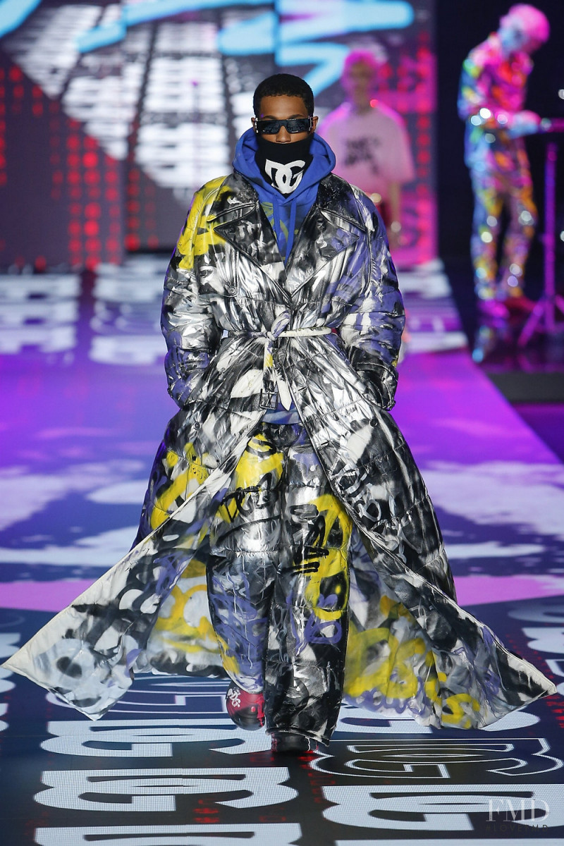 Joshua Seth featured in  the Dolce & Gabbana fashion show for Autumn/Winter 2022