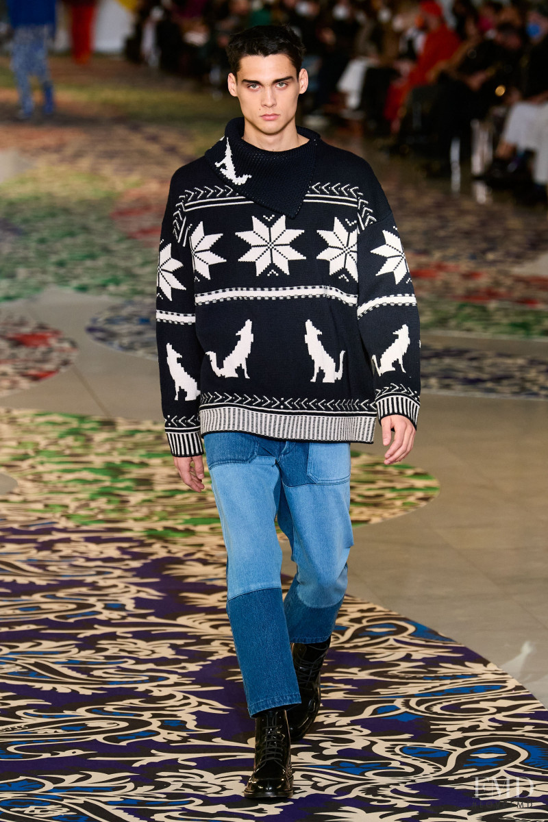 Ludwig Wilsdorff featured in  the Etro fashion show for Autumn/Winter 2022