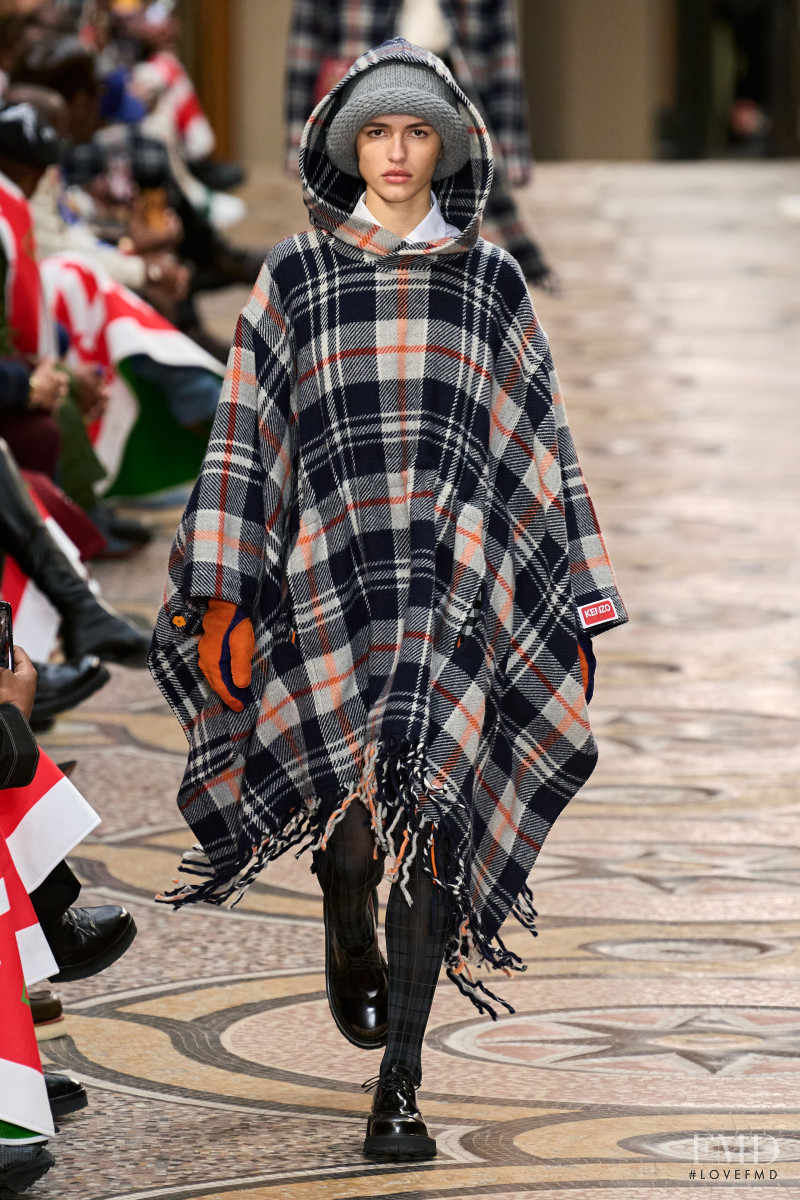 Adele Aldighieri featured in  the Kenzo fashion show for Autumn/Winter 2022