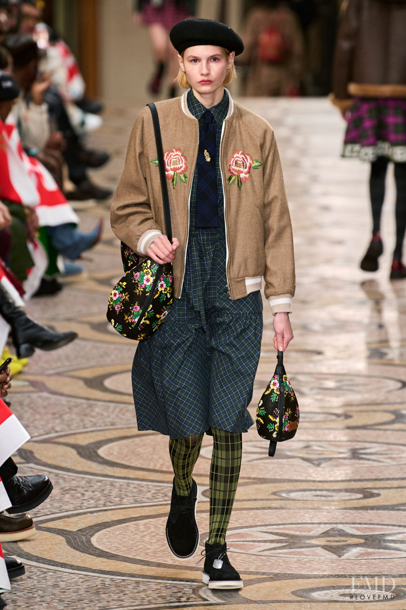 Elisa Nijman featured in  the Kenzo fashion show for Autumn/Winter 2022